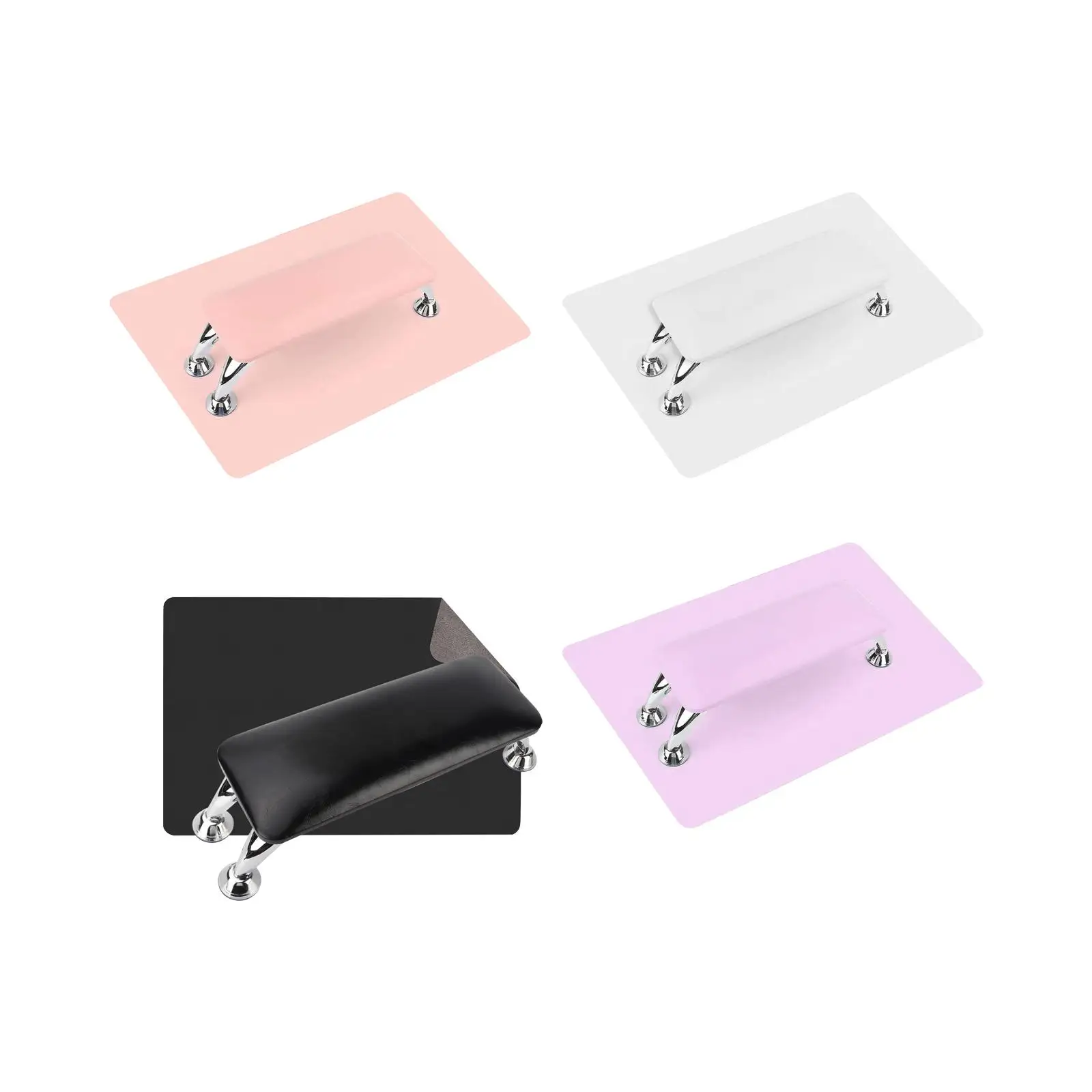 Professional Nail Rest Cushion Table Desk Station with Pad Non Slip Waterproof Nail Hand Pillow for Home Salon Nail Art Manicure