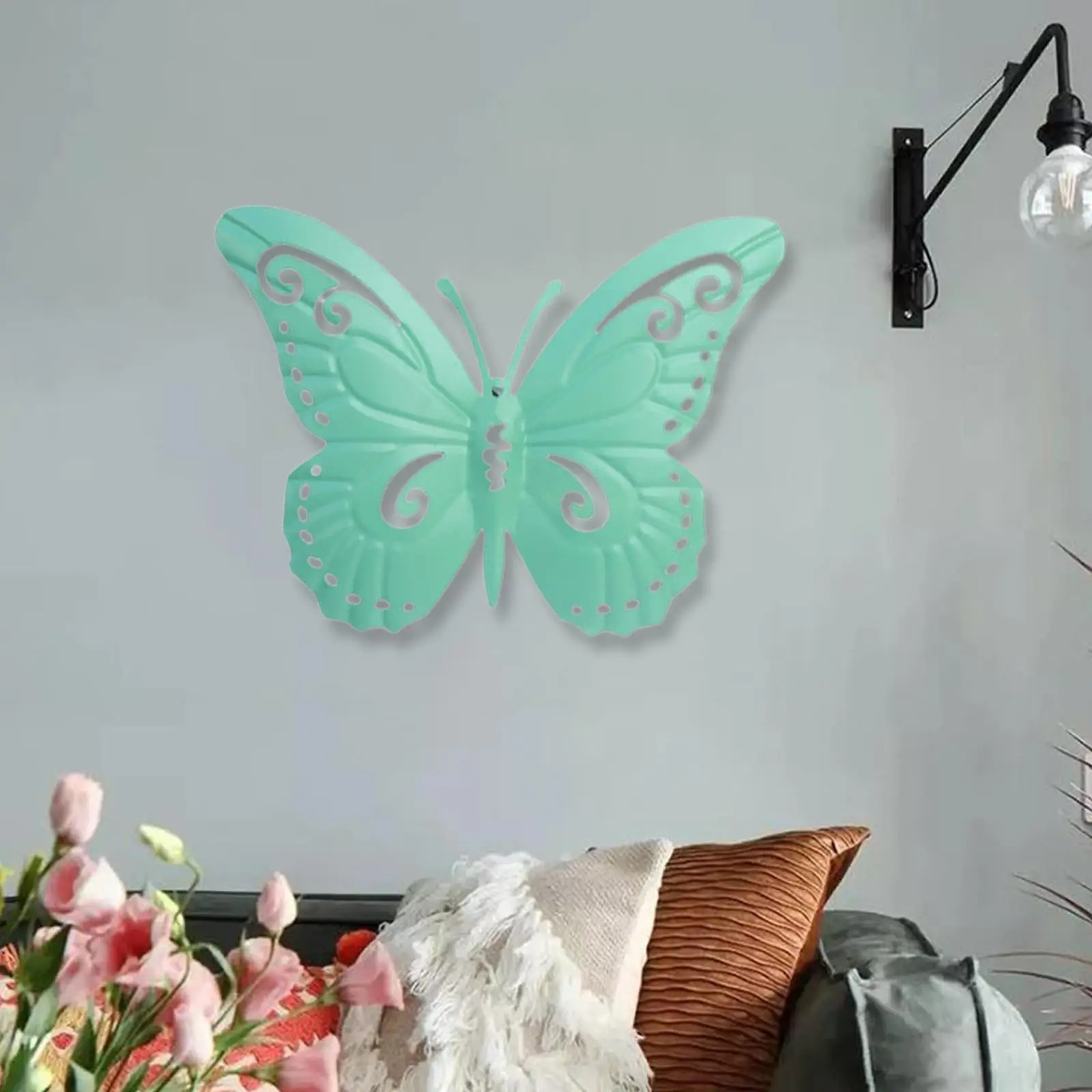 3D Butterfly Wall Decor Decorative Sculpture for Living Room Porch Bedroom