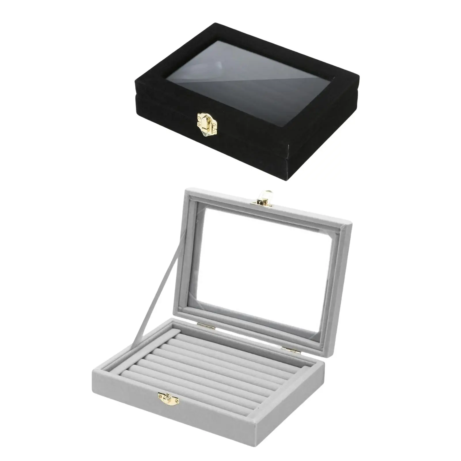 Rings Display Tray Case Gifts Portable Earring Holder for Dresser Counter Jewelry Show Showroom for Rings Studs Earrings