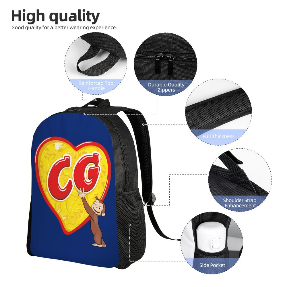 Homens Escola College Estudantes Bookbag Encaixa 15