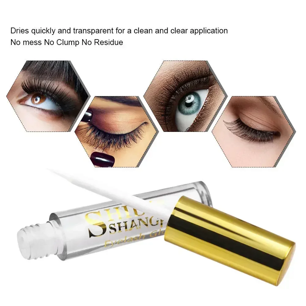 Best of No Irritant Adhesive Eyelash Glue Waterproof Quick Drying Black White Transparent False Eyelashes Extension Glue Makeup Tools Reviews & Tips - Image 4