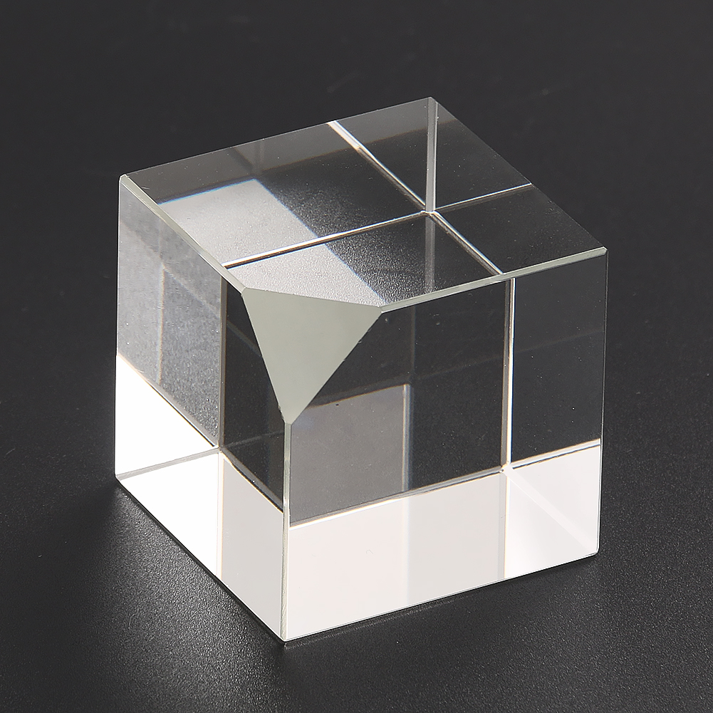 1PC Vertikal Geschnitten Kristall Quadrat Ornamente Home Office Desktop Moderne Kunst Dekoration Zubehör Transparent Miniatur Handwerk – Detail 4