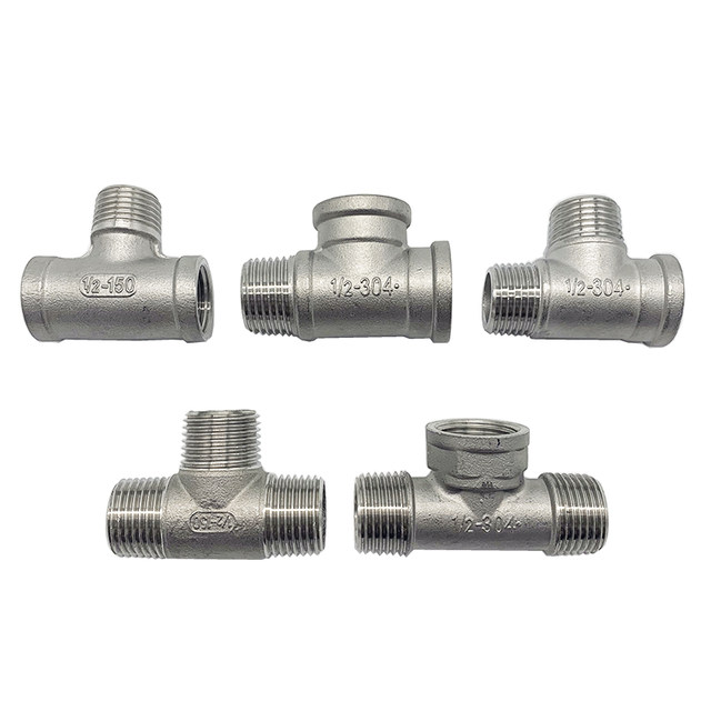 Amazon.com: Male+Male+Female Threaded 3 Way Tee T Pipe