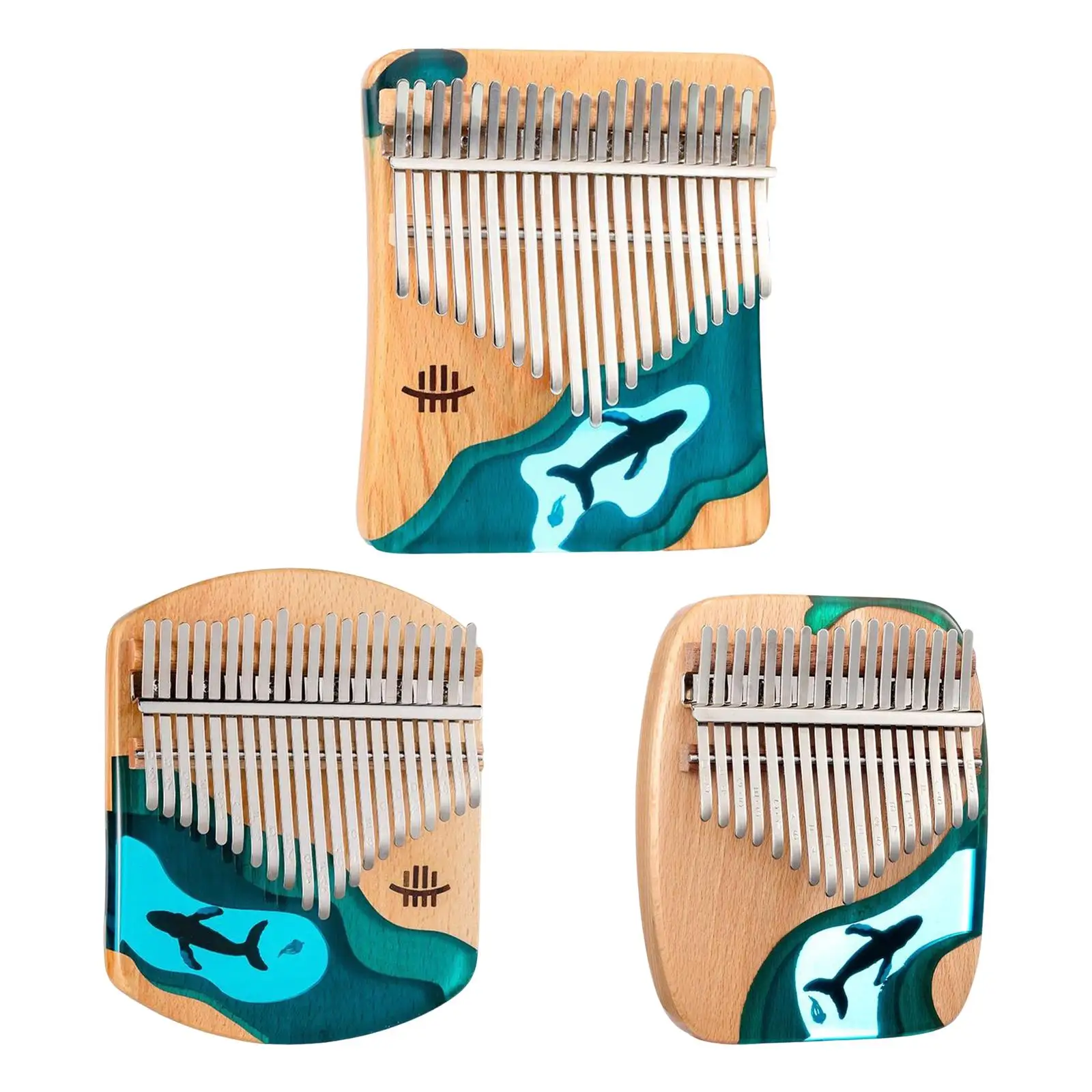 Kalimba Thumb Pianowith Tuner Hammer Metal Keys for Kids