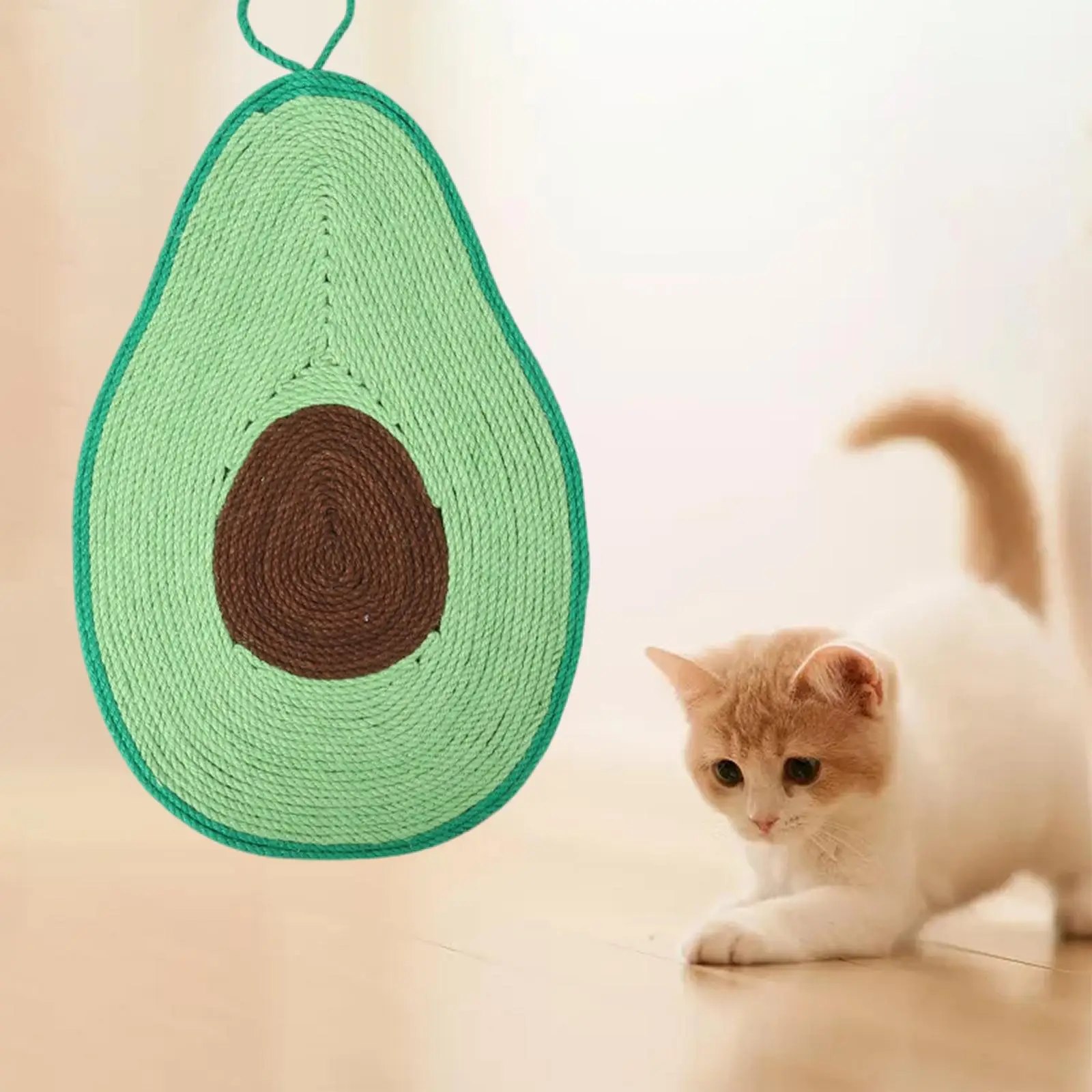 Natural Cat Scratching Board Board Wall Mounted Sisal Toy Furniture Protector Sofa Pet for Grinding Claws Pet Protect Furniture