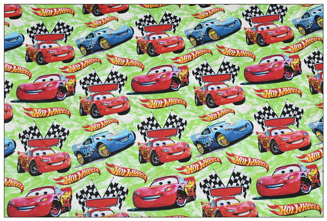 wide110cm Disney Cars Cotton Fabric Tissue Sewing Quilting car