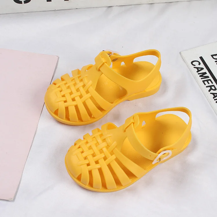 girl princess shoes Summer Children Sandals Baby Girls Toddler Soft Non-slip Princess Shoes Kids Candy Jelly Beach Shoes Boys Casual Roman Slippers children's sandals near me