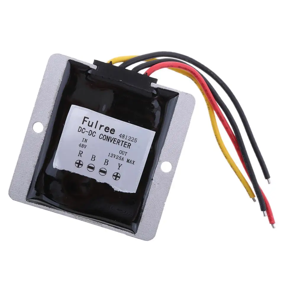 Waterproof DC/DC Converte 48V (20-60V)  to 12V/25A Buck Converter