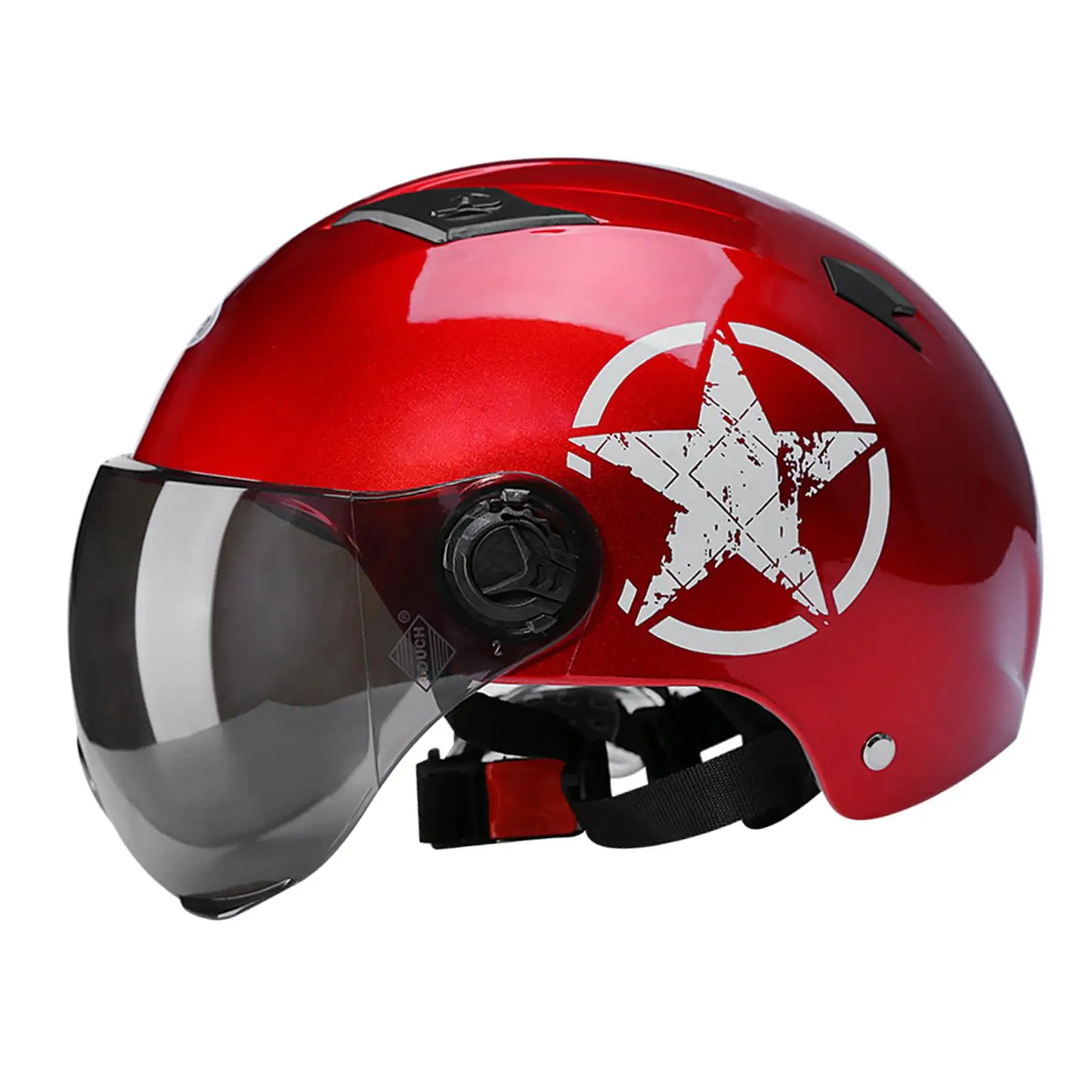 Motorcycle Street Face Retractable for Unisex Adult