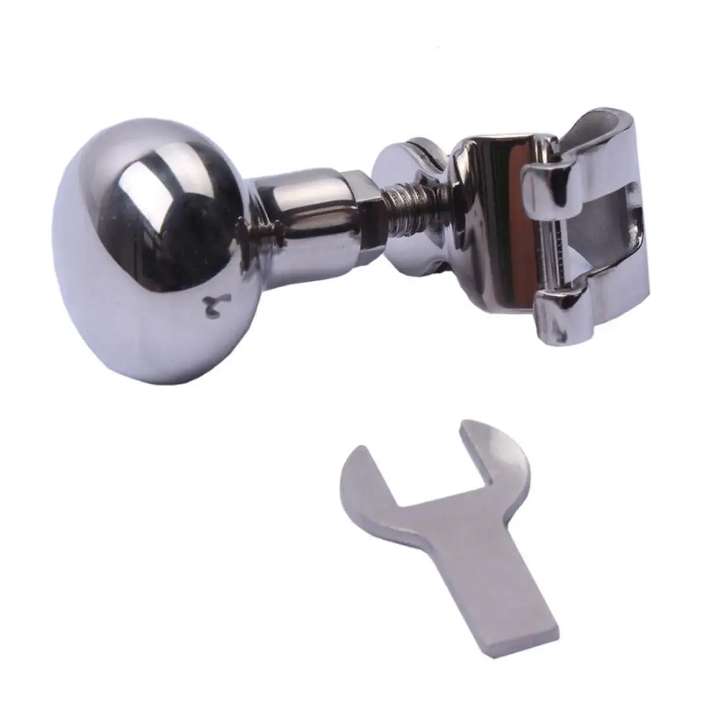 Universal 5/8`` to 1`` (35mm) Stainless Marine Sport Boat Steering Wheel Knob Maneuvering