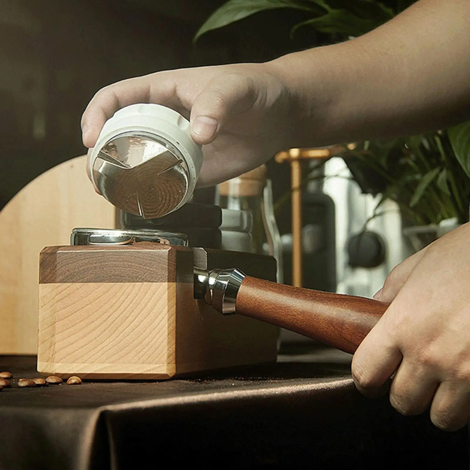 Kitchen Handle 51 Distributor, Distribution Tool Espresso Tamper Coffee Leveler  Hammer