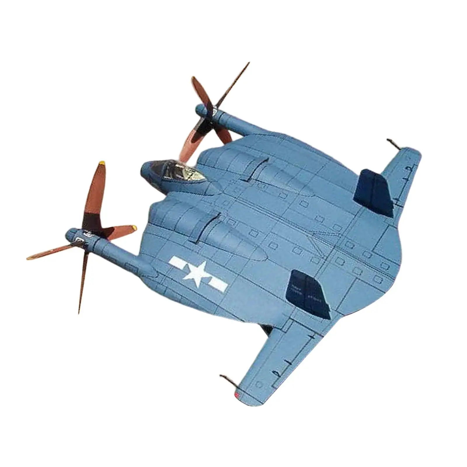 Air Aviation aircraft Paper Model Adults Collectables Simulation Papercraft Fighter Model Toy for Desk Shelf Decoration