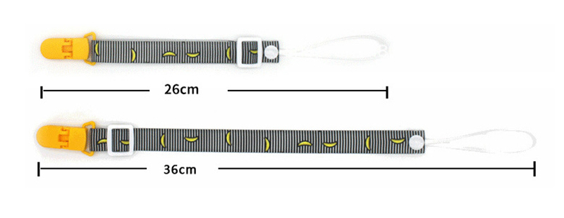 Description Picture 5 of itemBaby Pacifier Clip Kids Soother Anti-lost Chain Adjustable Teethers Toys Babies Stroller Accessories Holder Strap Attache Tetine