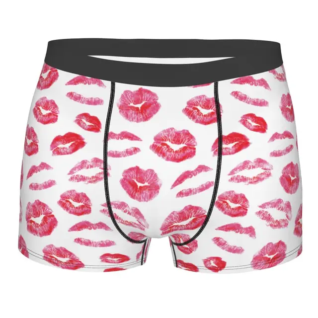 Men's Red Hearts Valentines Underwear, Boxer, Cuecas, Shorts, Calcinhas,  Novidade, Cuecas macias para homens - AliExpress