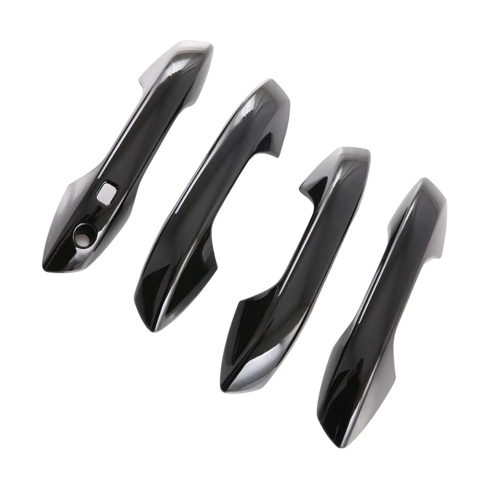 4x Auto Door Handle Protective Cover Trim Scratch Guard Spare Parts Replacement Car Accessories
