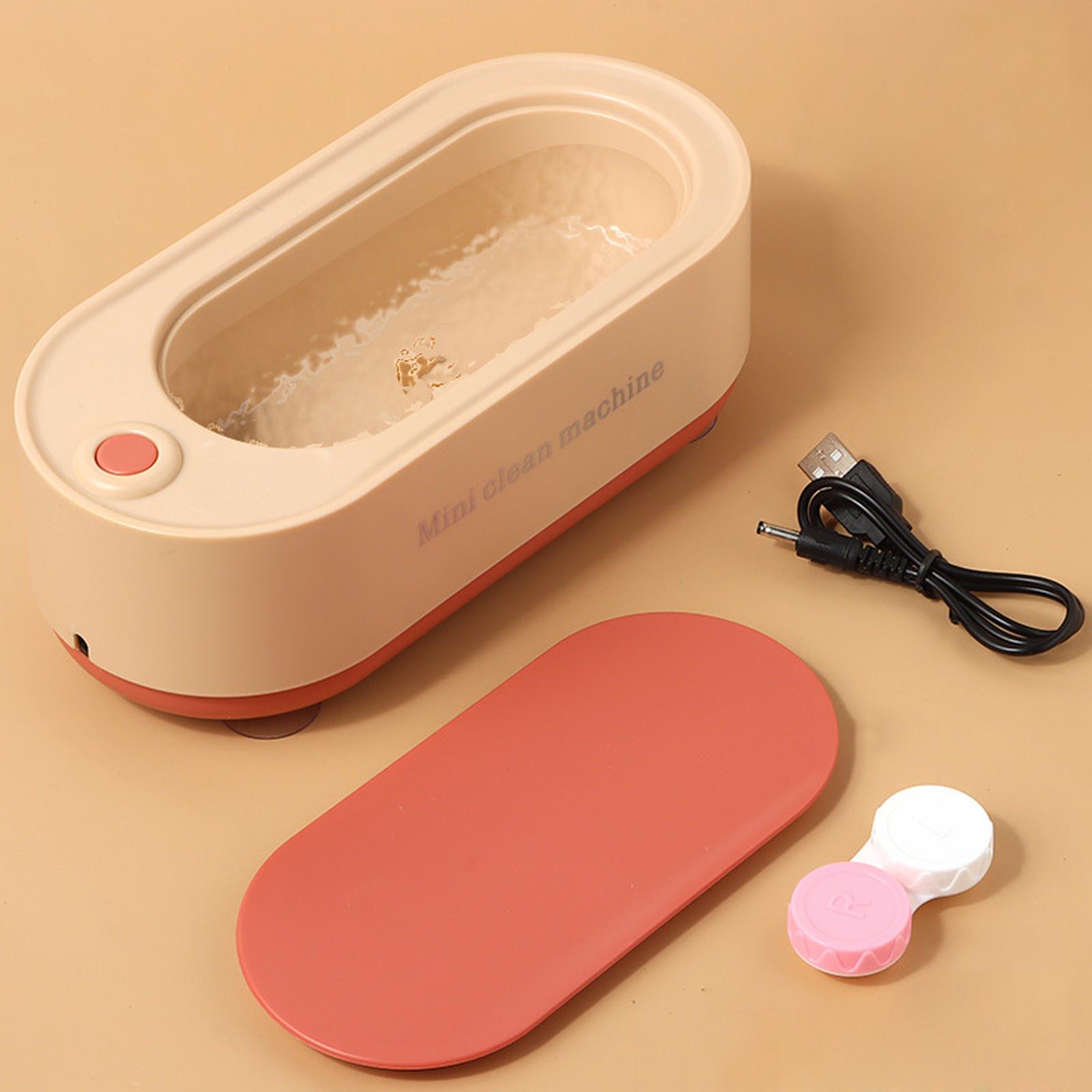 Ultrasonic Cleaner Home High Efficient Deep Cleaning Glasses Cleaning Machine for Coins Razors Rings Necklace Glasses Dentures