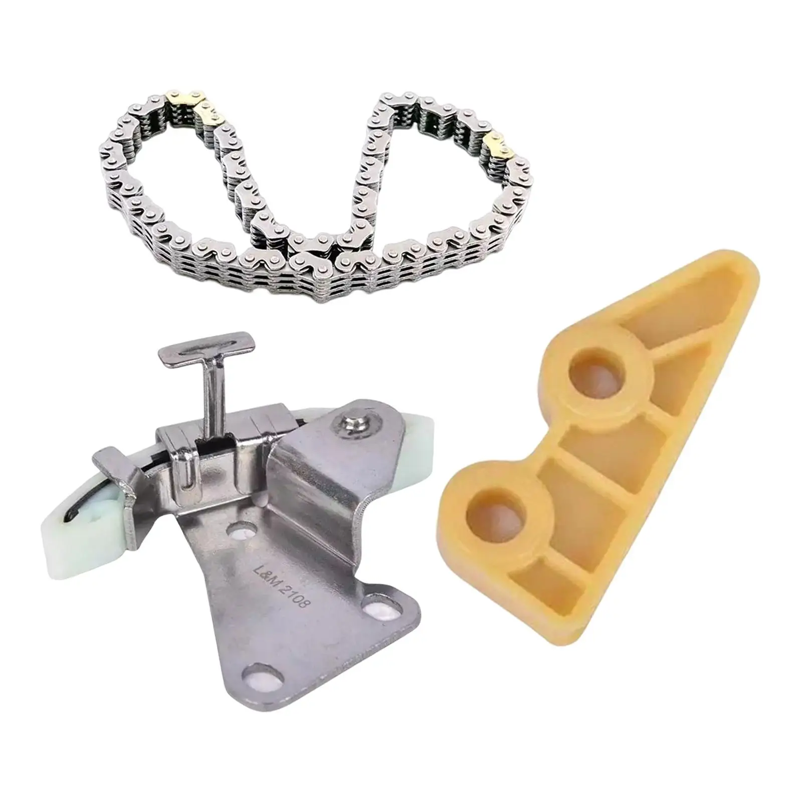 Vehicle Car Oil Pump Chain Tensioner Guide Set Easily Install Replaces 13460-Pnc-004 Durable Accessory