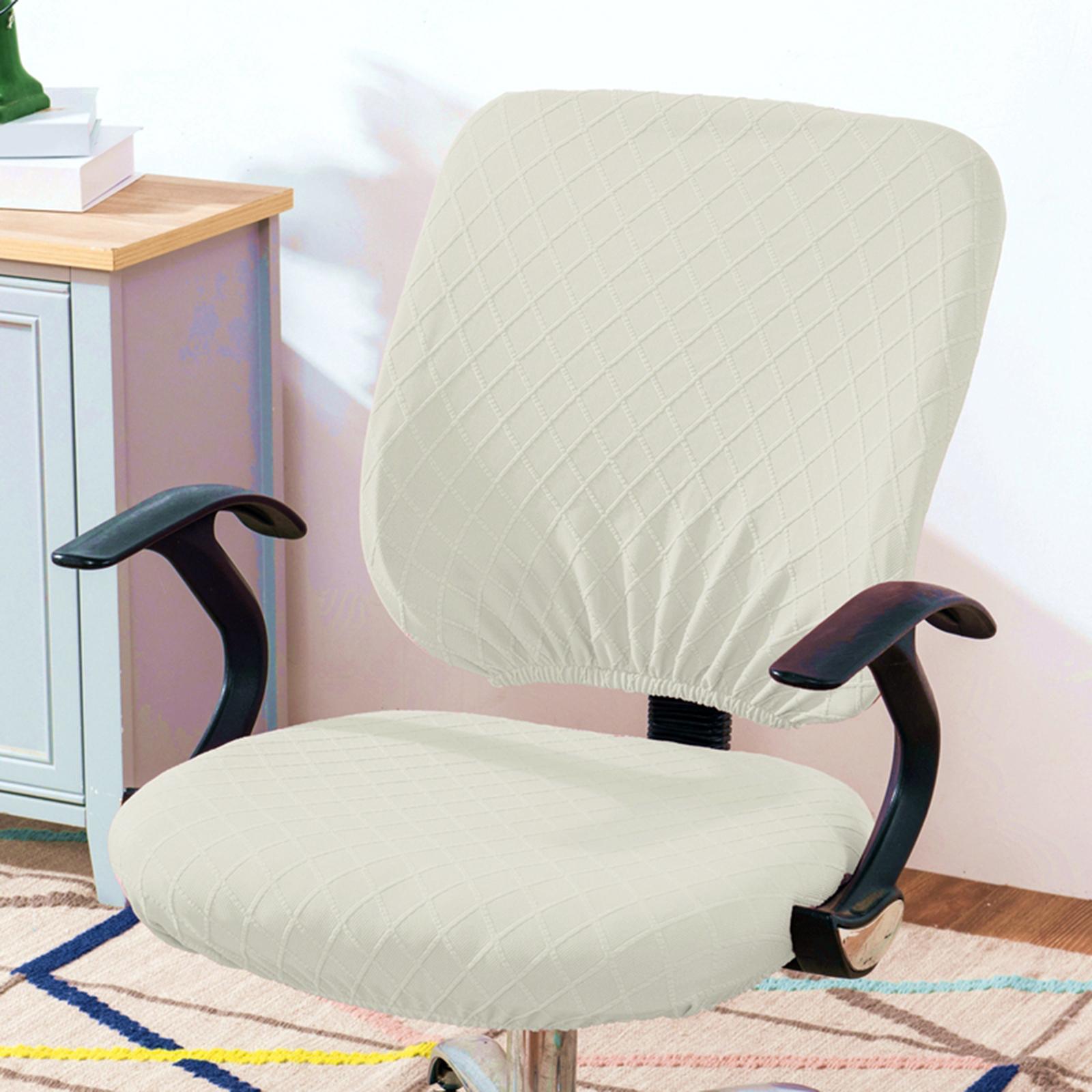 Jacquard Office Chair Cover Removable Chair Slipcover for Desk Chiar Office Swivel
