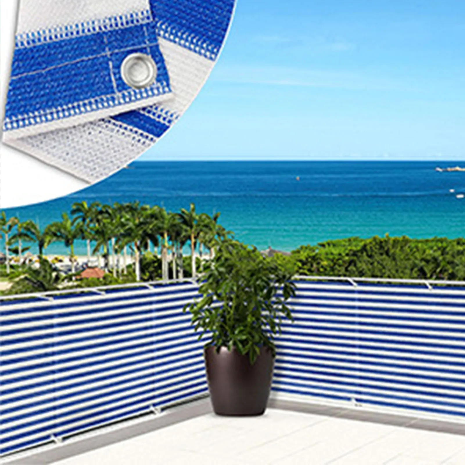 Sun Shade Proteção UV Varanda Mesh Net