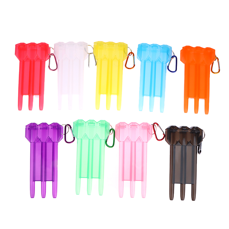 1pc Dartbox tragbare transparente Darts abs Dart Box Schlüssels chloss Schnalle integrierte Universal Dart Box geeignet für die meisten Darts – Detail 8