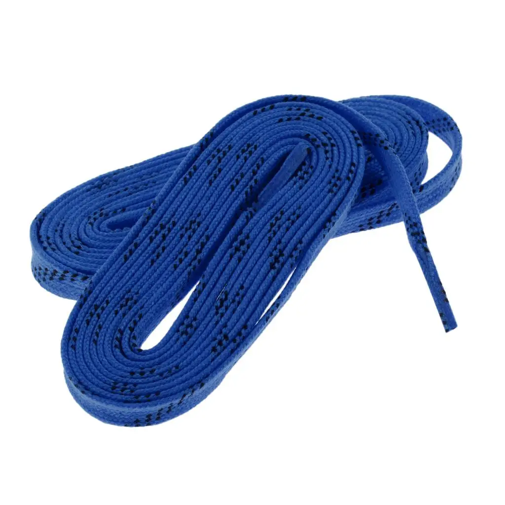 2 Hockey Skate Flat Laces Replacement Skating Inline Accessories - All Sizes All Colours