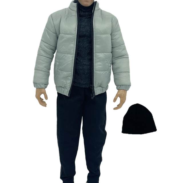 4x 1:6`S Clothes Fashion Carefully Sewing Handmade Full Suit for 12`` Male Dolls Costume Accessories Dress up Outfits