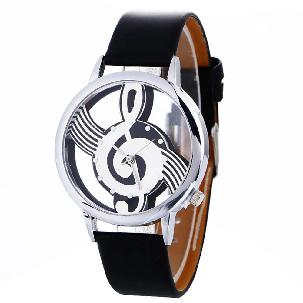 Lady-Womans-Wrist-Watches-simple-casual-Engraving-Hollow-stylish-Musical-Note-Painted-Leather-Bracelet-lady-bracelet (6)
