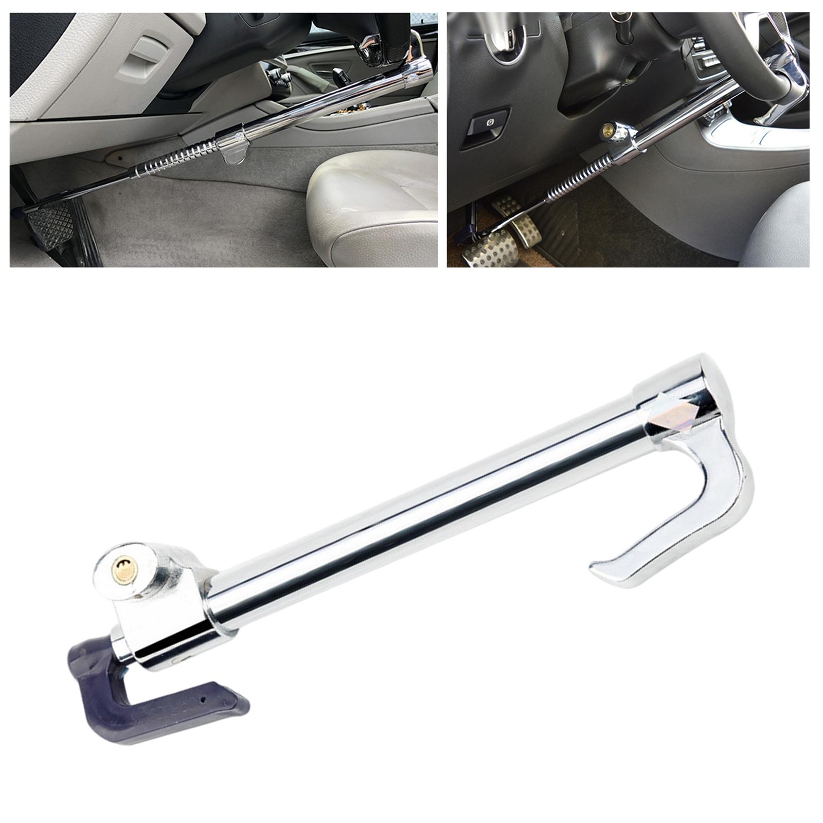 Universal Steering Wheel Lock, Extendable Heavy Duty, Retractable, Anti Theft