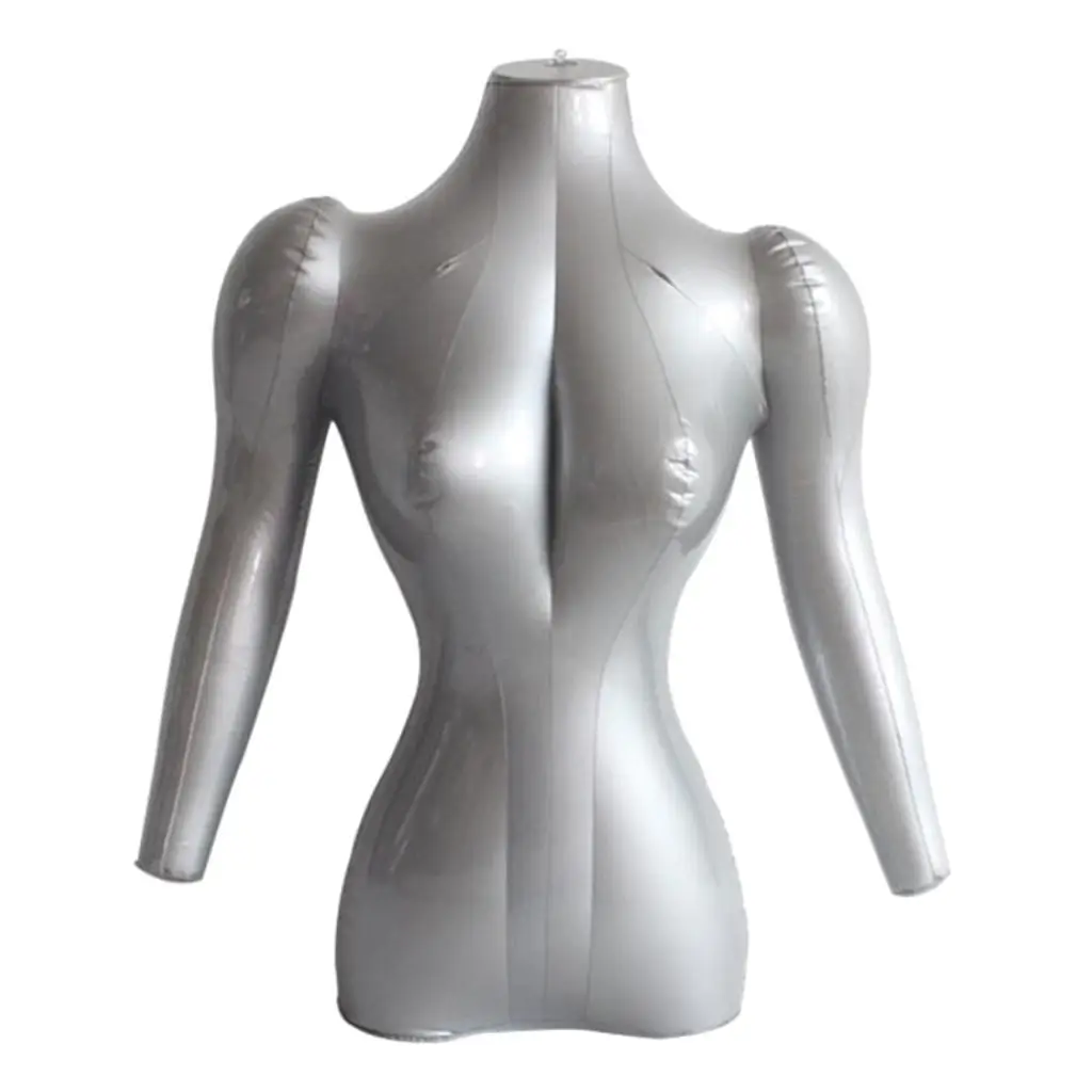 PVC Inflatable Male Mannequin Bust T-shirt Display Dummy Models (No Arm)