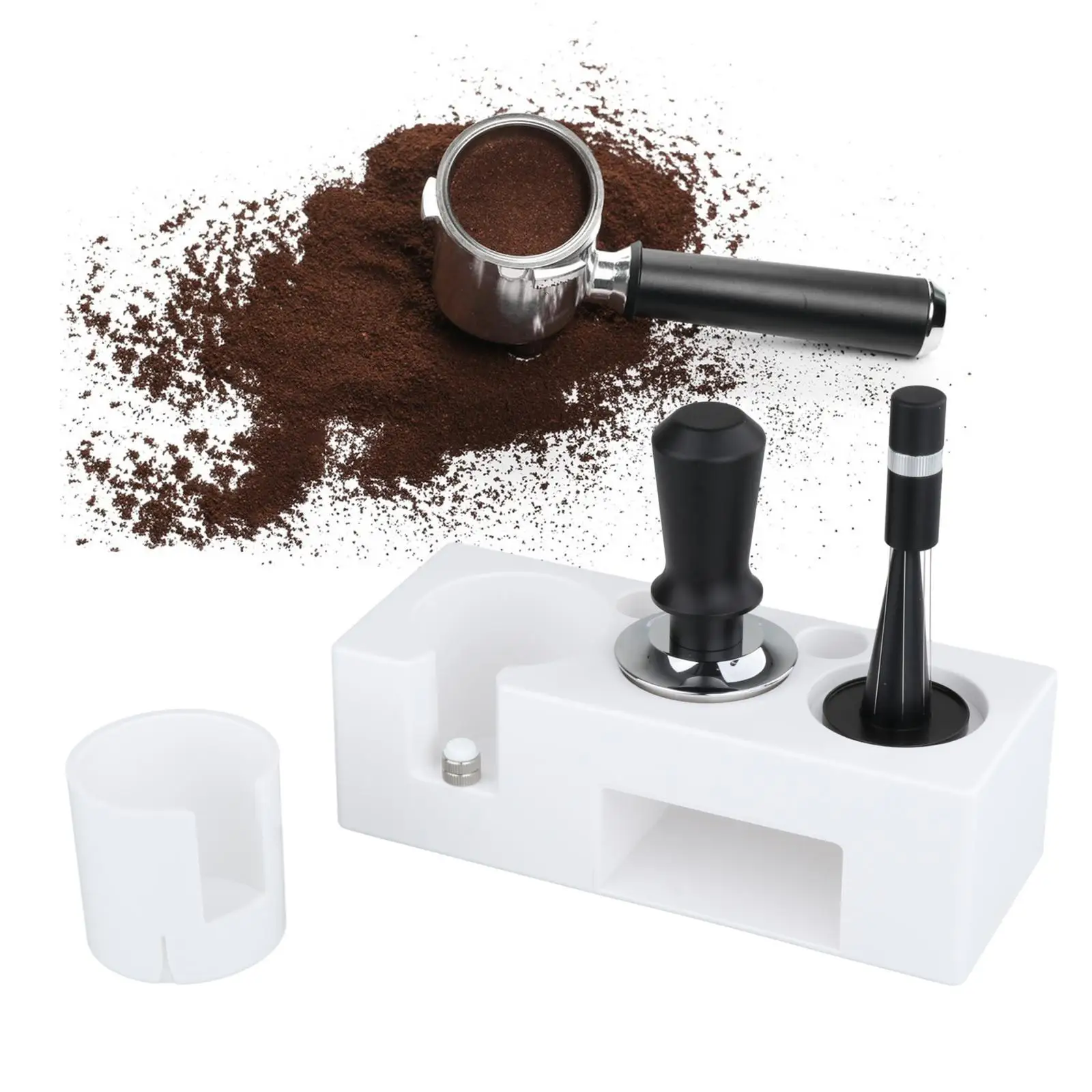 Espresso Tamper Holder Station for Home Kitchen Anti Skid Multifunctional Durable Coffee Tamping Station