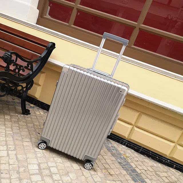 TREK Aluminum Suitcase Silver