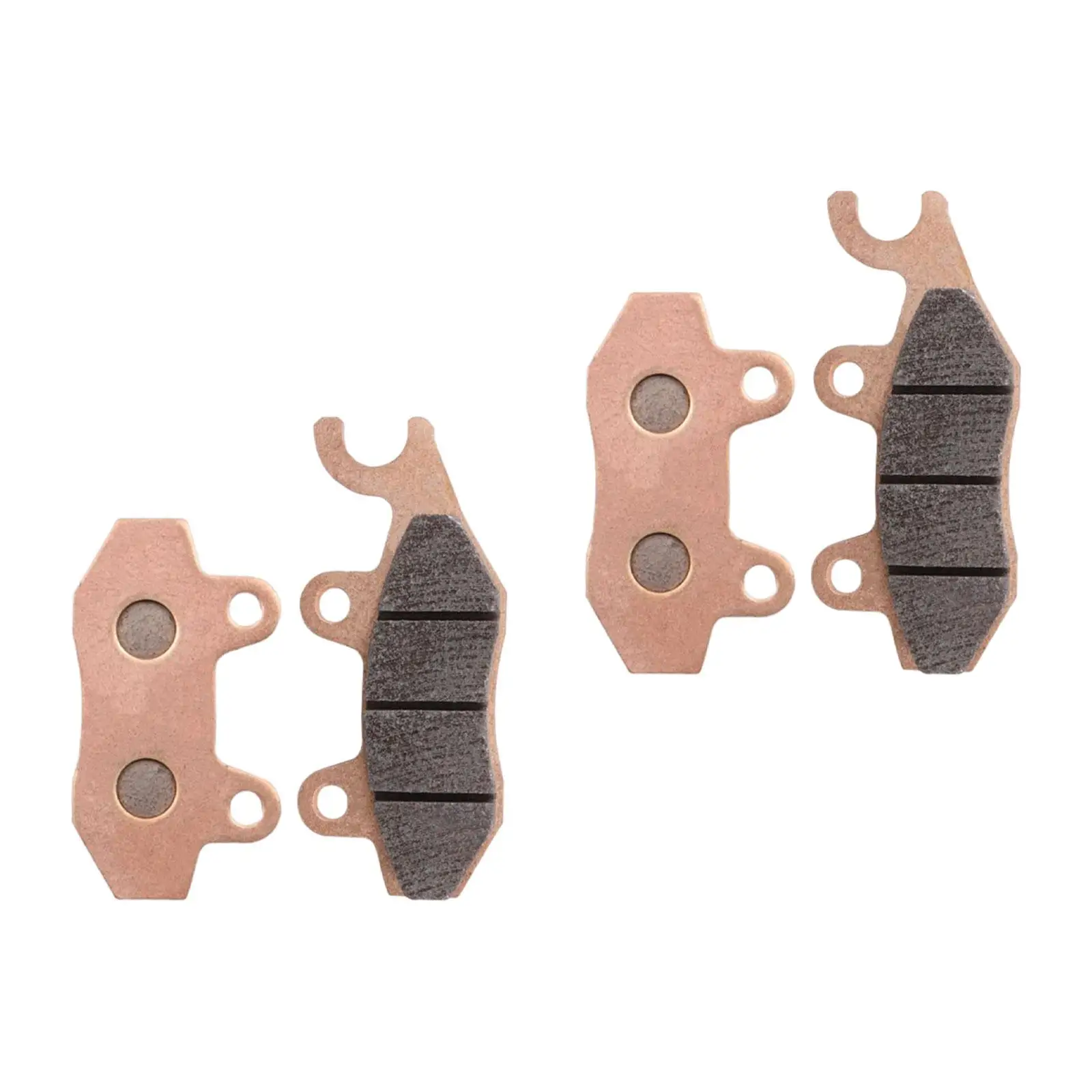 Motorcycle Brake Pads Set Sturdy for 250R EX300 Golden Color