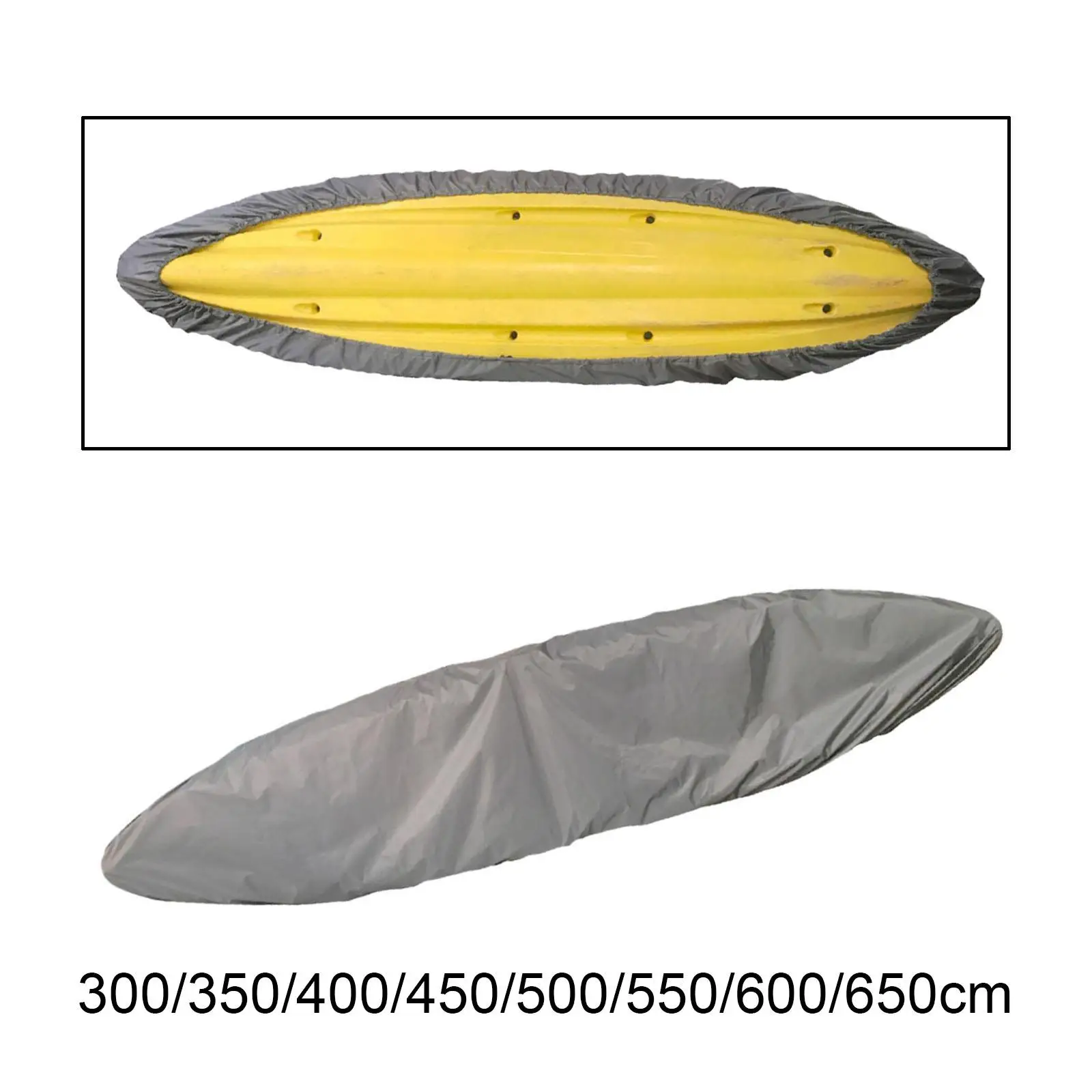 Boat Dust Cover Waterproof Canoe Cover Transport Protector Kayak Cover