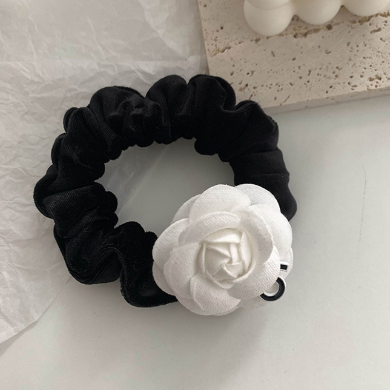 Koreanische Mode Kamelie Blume Hahnentritt Gitter Hinterkopf Haarnadel Big BB Pony Clip Dickdarm Kreis Haar Zubehör – Detail 5