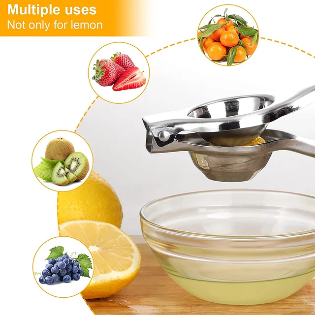 Presse-citron manuel en acier inoxydable Ju479, outils de cuisine pour  citron vert, fruits orange, presse-agrumes