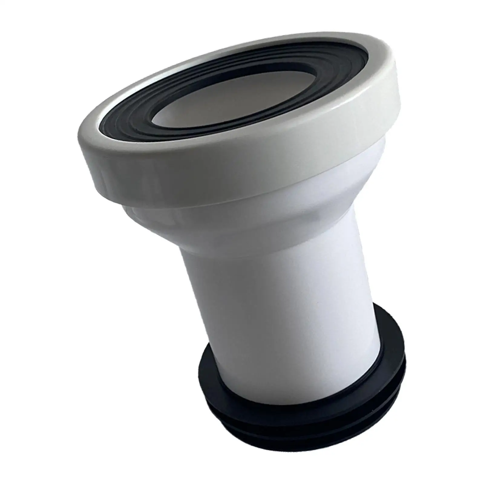 Full Flush Offset Toilet Flange Connector Replacement PVC Toilet Flange Shifter for Plumbing Drainage Systems Repairing Urinals
