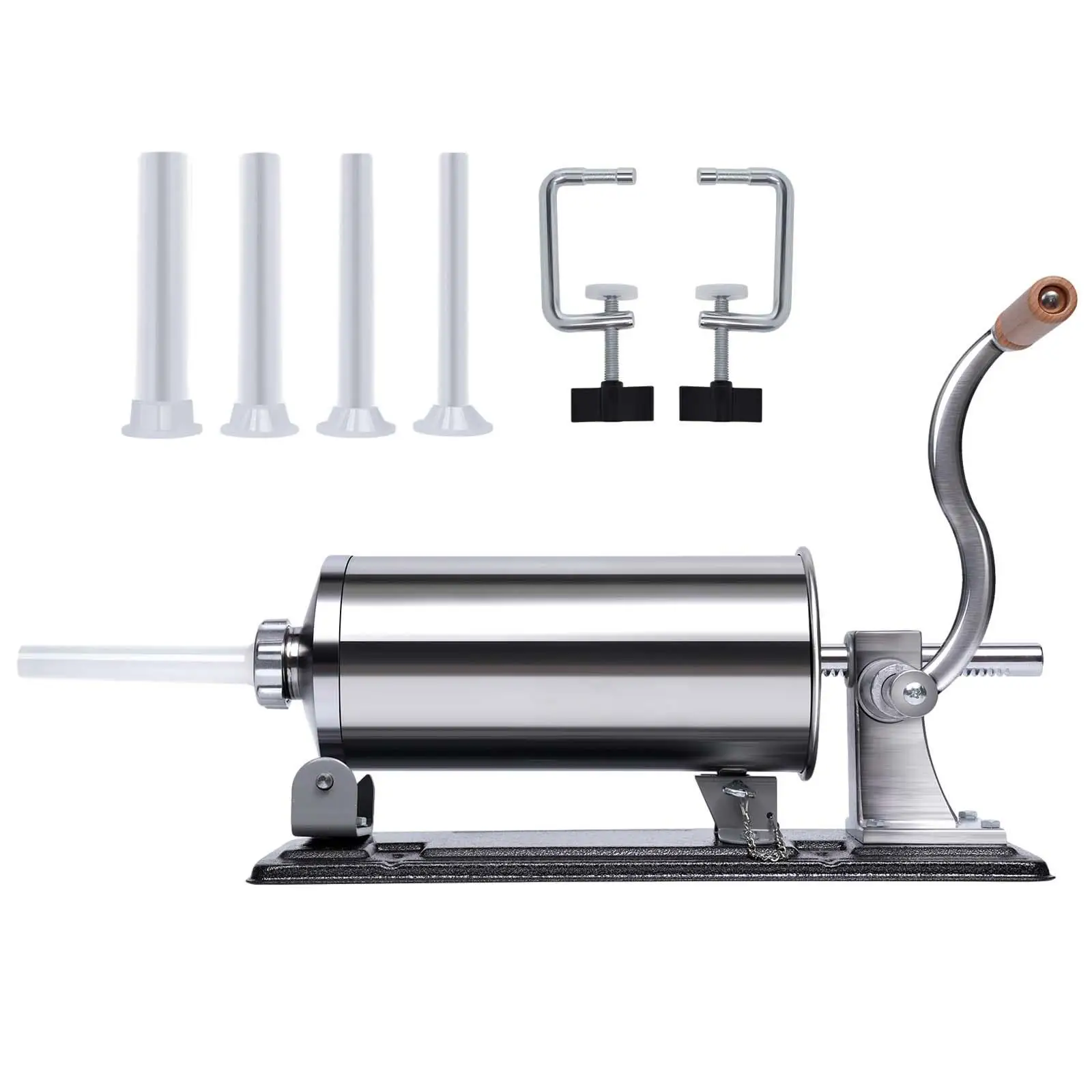 Homemade Sausage Machine with 4 Size Professional Filling Nozzles Attachment Sausage Stuffer for Kitchen Sausage Household Meat