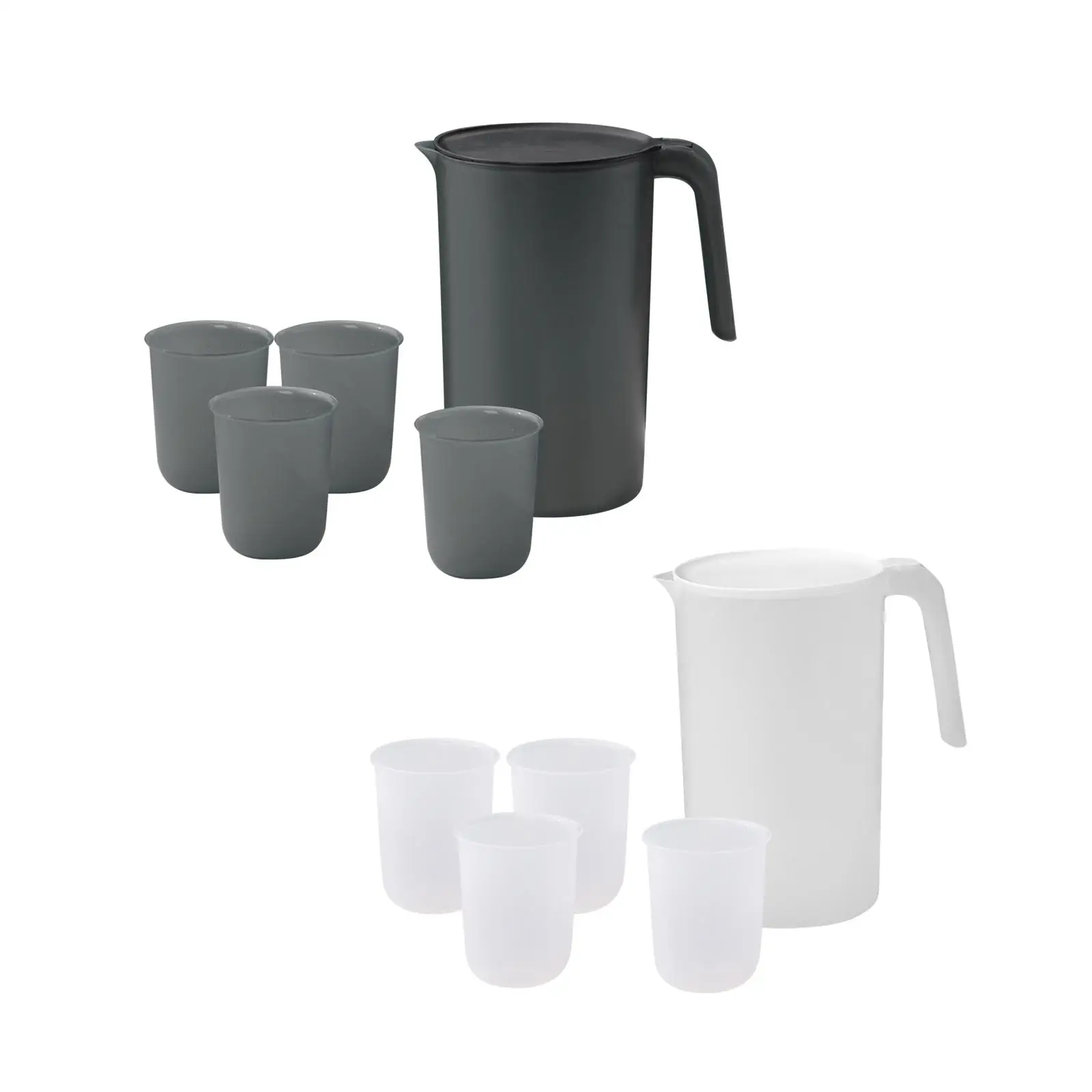 2500ml Water Jug Pitcher with 4 Cups Beverage Jar Easy to Fill Tea Kettle Water Jar Water Kettle for Hot Cold for Kitchen Office
