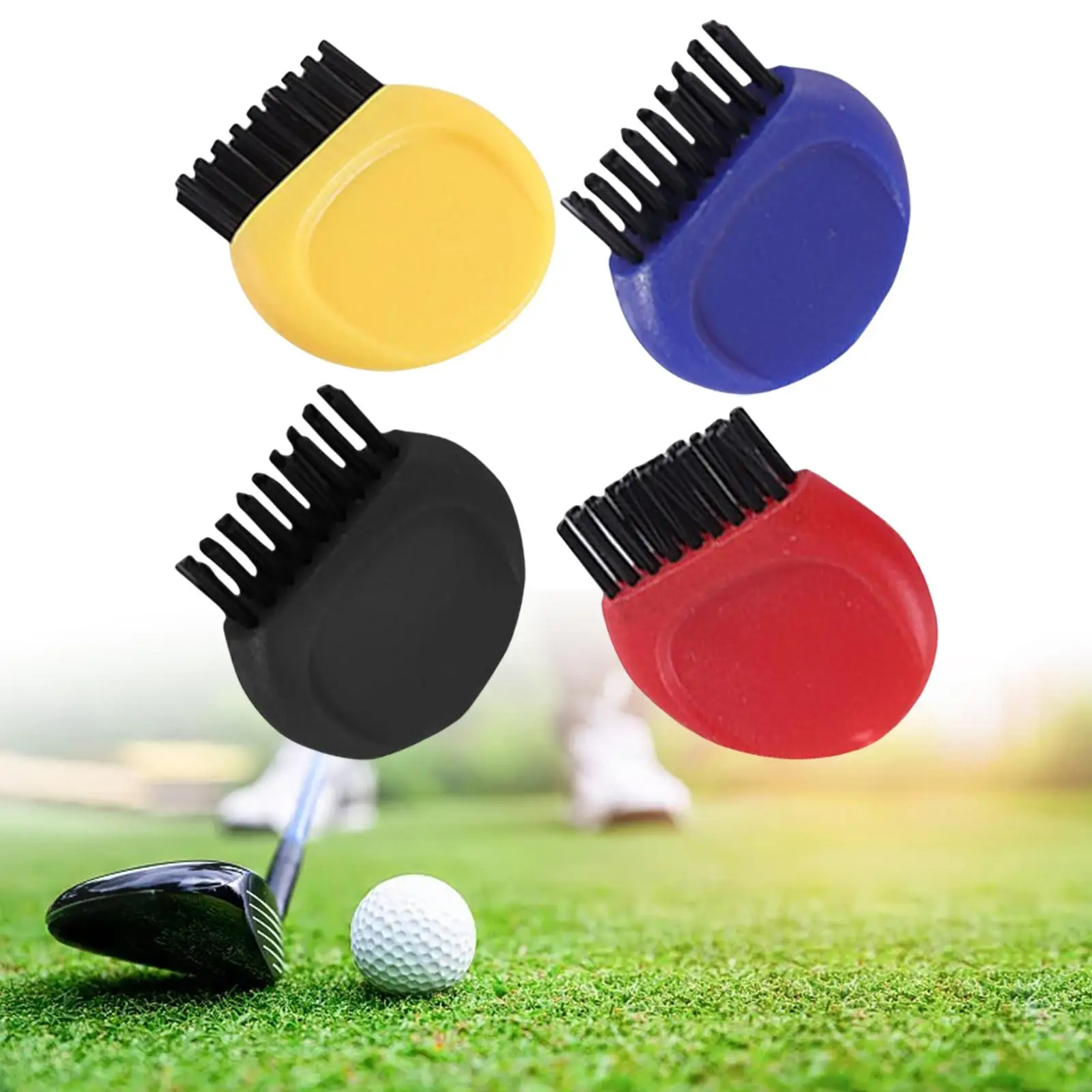 2pcs golf club Brushes Pocket Golf Club Groove Brush for Cleaning Golf Heads