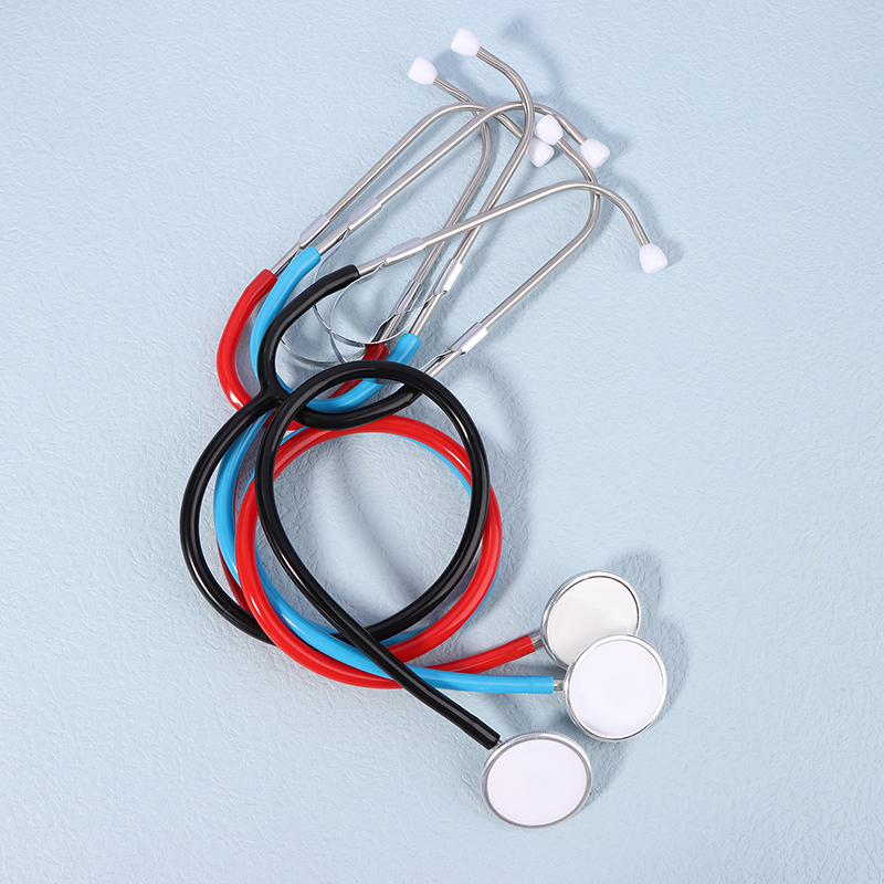 Portable Double Head Stethoscope Professional Cardiology Doctor Medical Equipment Student Vet Nurse Device