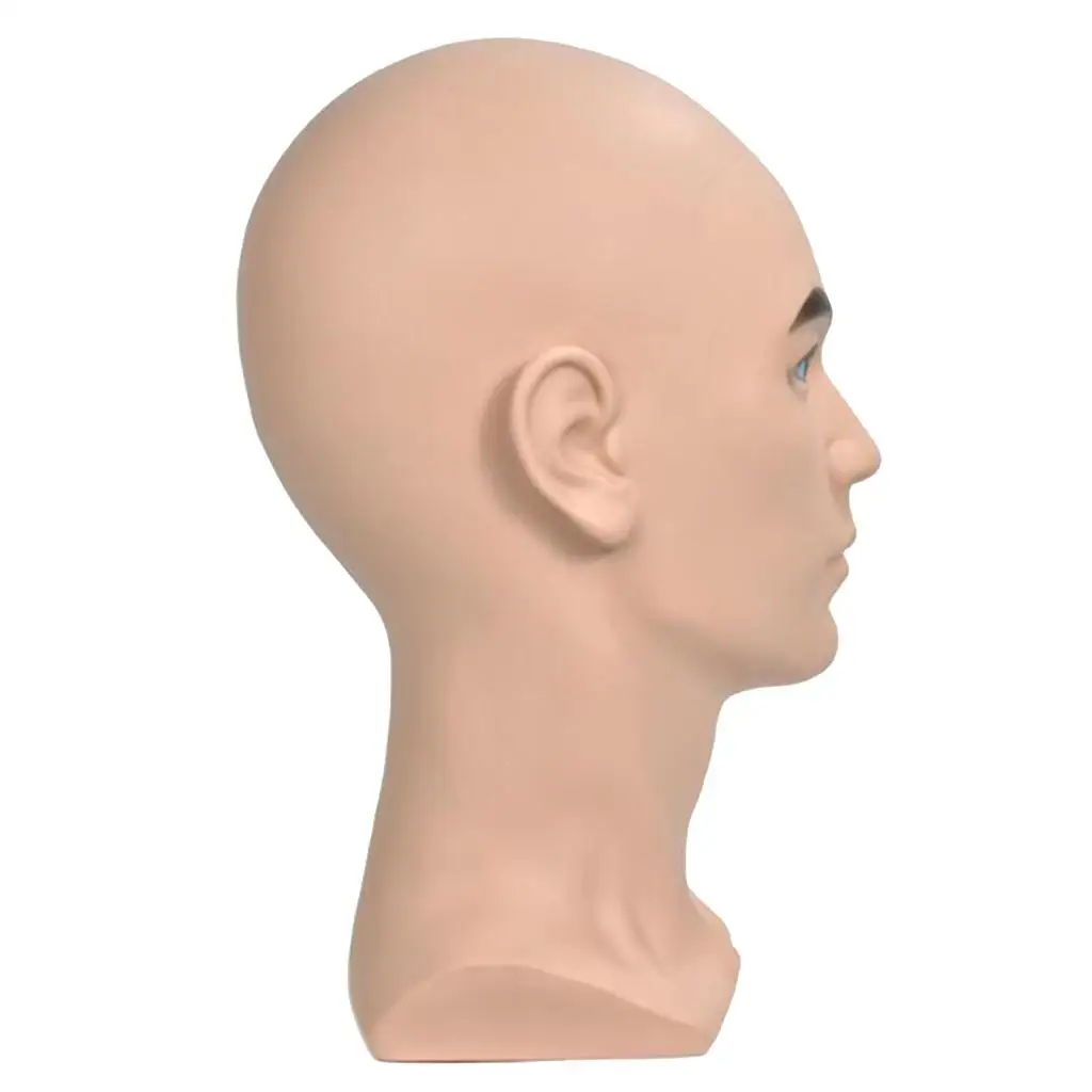 Bald Mannequin Makeup Cosmetology Training Manikin Head for Display  Eyewear