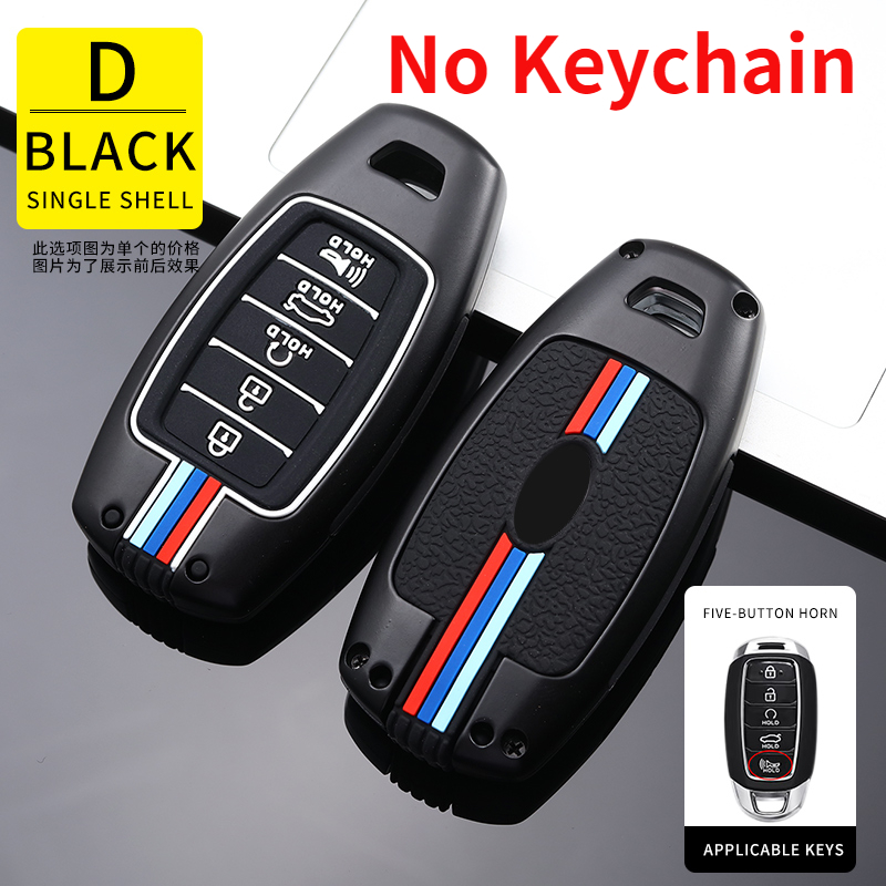 Portachiavi in lega per auto per Hyundai Palisade Grandeur Azera Elantra GT Kona 2018 2019 accessori per la copertura della protezione del telecomando intelligente - Se3ac2202480f479f8dfcda8aaa43f669R