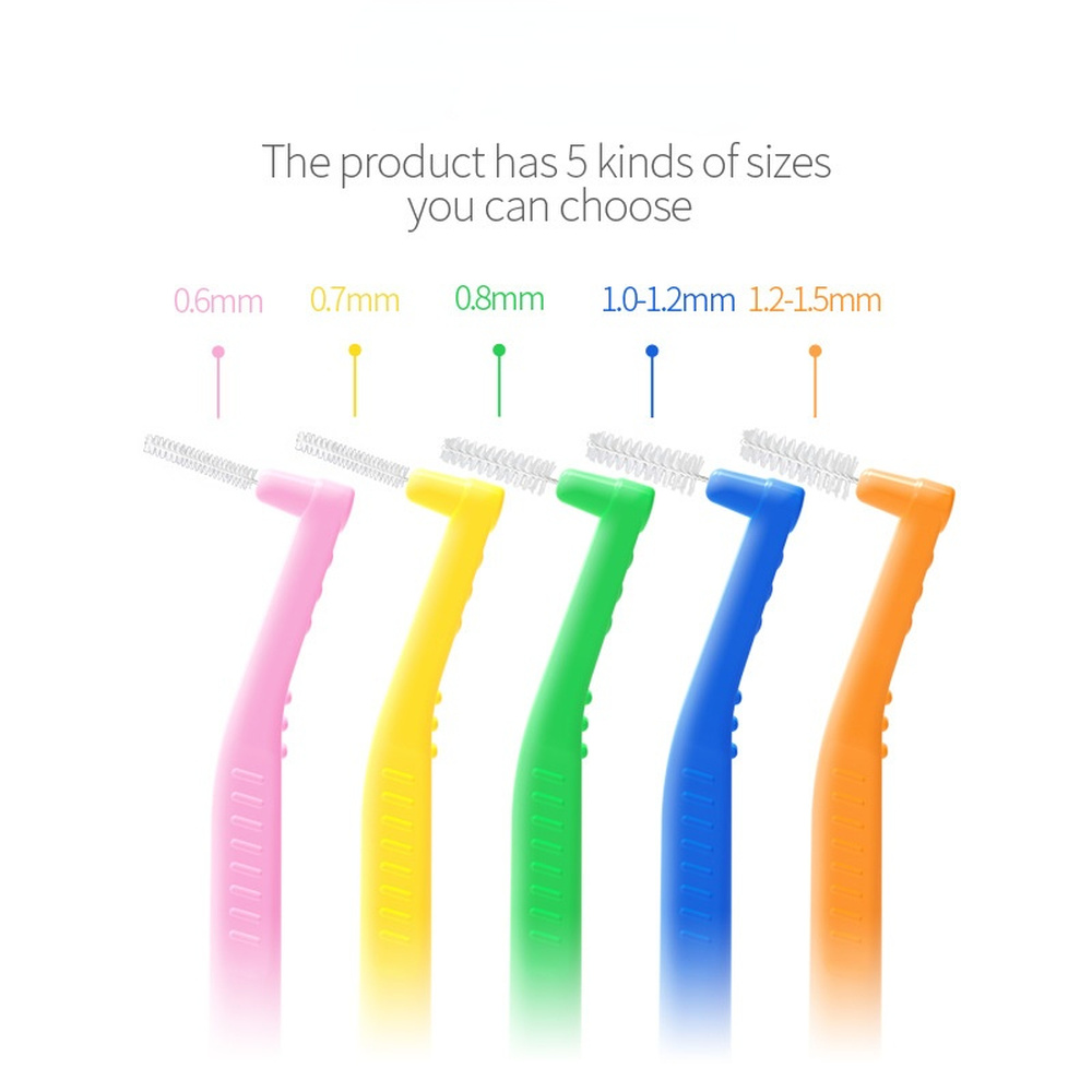 Best of 5pcs L-shaped Orthodontics Braces Interdental Brush Clean Between Teeth Mini Toothbrush Inter Dental Cleaning Travel Portable Reviews & Tips