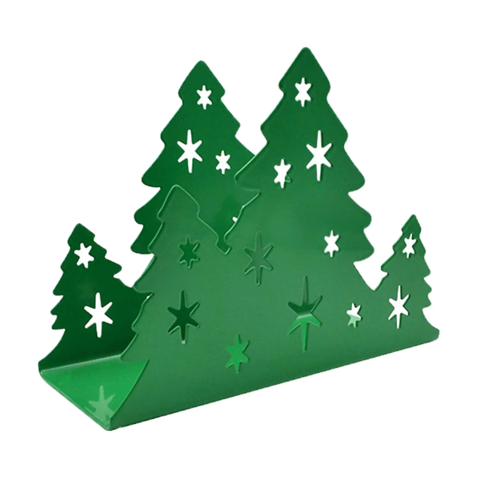 Storage Rack Organizer Christmas Tree Shape Memos Tabletop Napkin Holders for Club Christmas Dining Table Under Cabinet Party