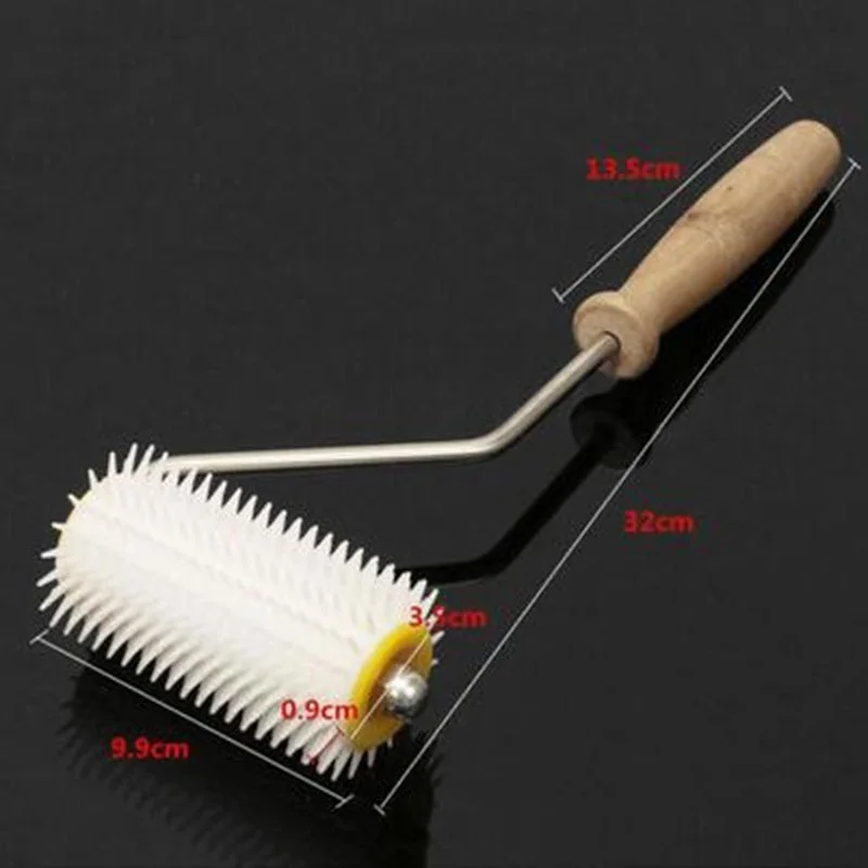 Description Picture 6 of item1PC Bee Honey Extracting Uncapping Needle Roller Plastic Beekeeping Comb Tools Kit Home Garden Supplies