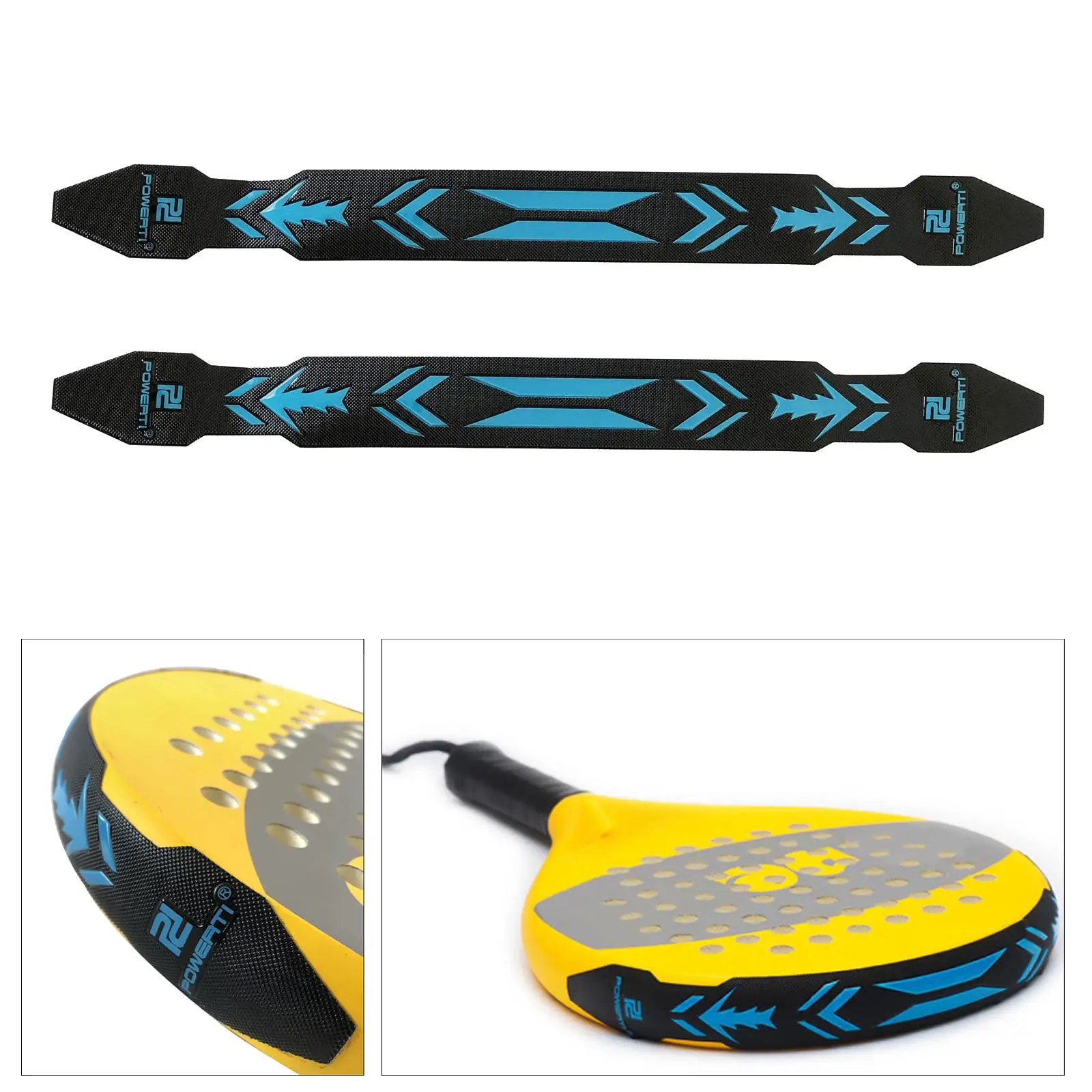 2x 40cm 3D Paddle Tennis Tape Head Protector Beach Tennis Racket Tape