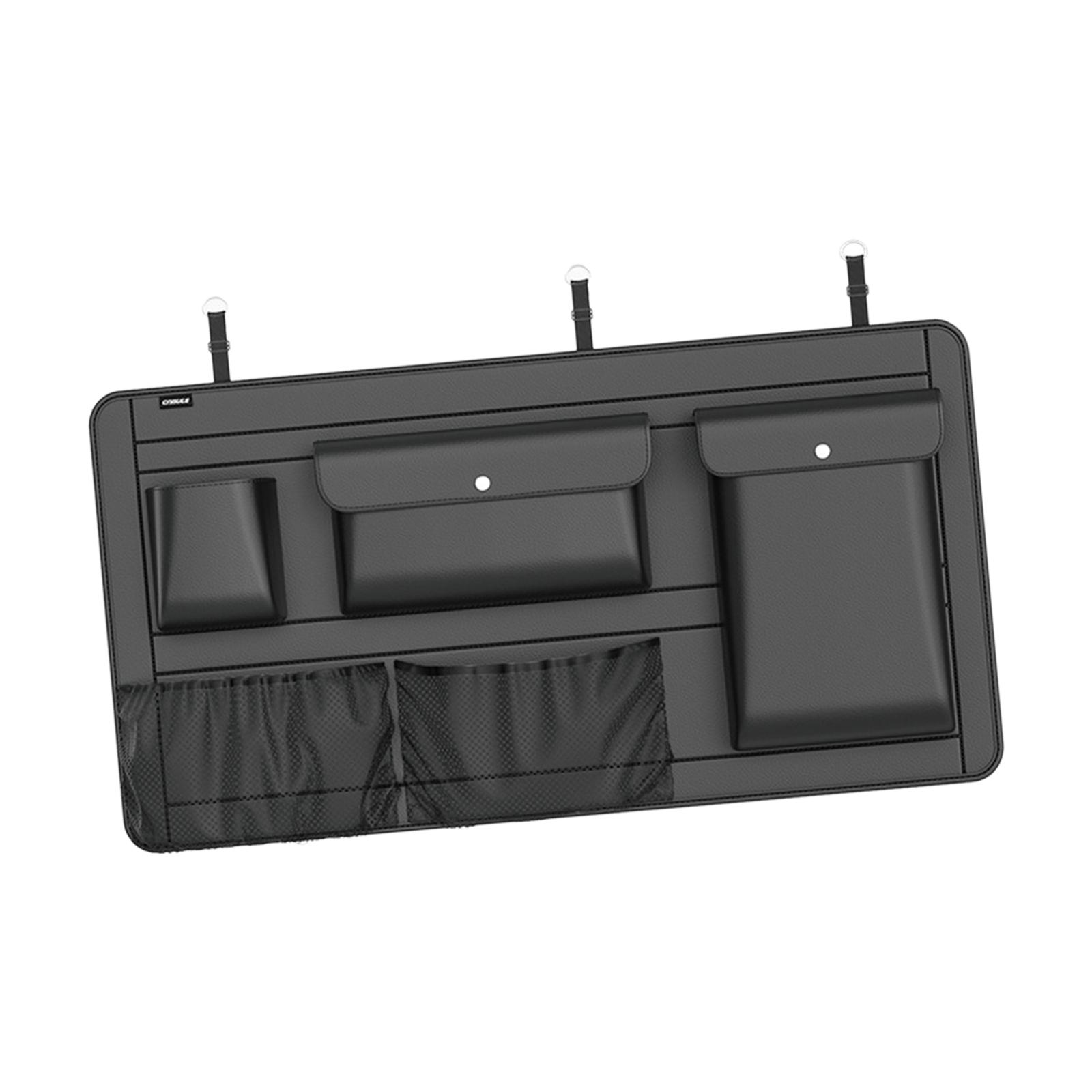 Car Trunk Backseat Hanging Storage Organizer Sturdy Large Capacity 35x18inch