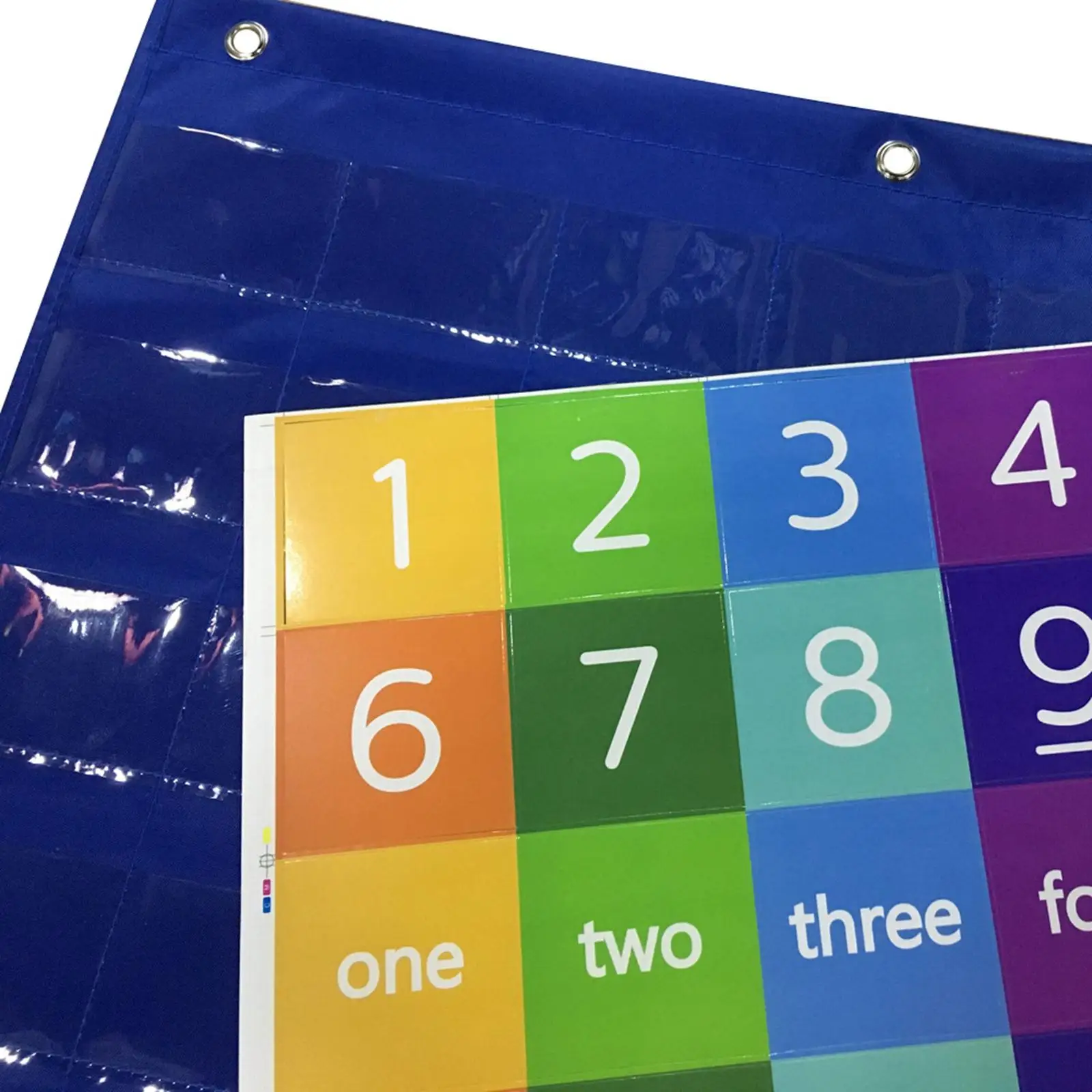 Kindergarten Mathematics 1-10 Hanging Bag with 50 Cards Convenient Durable Fine Workmanship