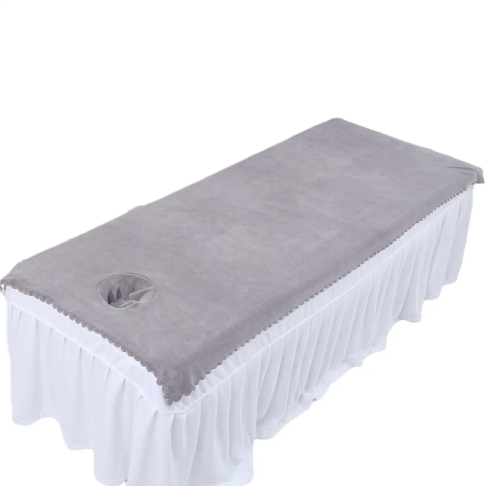 Massage Table Sheet Covers with Face Hole Soft Washable Polyester