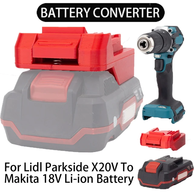Pour Les Outils Makita Compatibles Avec L'adaptateur De Batterie Lidl  Parkside X20v (outils Et Batterie Non Inclus) - Accessoires D'outils  Électriques - AliExpress
